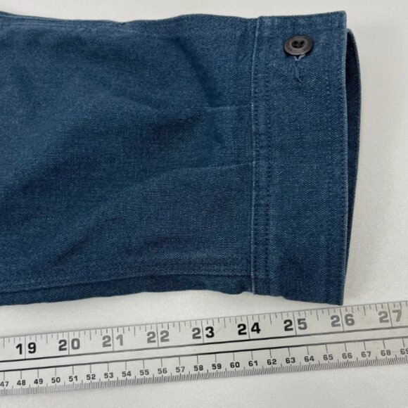 Patagonia All Seasons Double Knee Work Pants Blue Hemp Organic Jeans - Picture 14 of 16